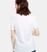 US115 US Blanks Relaxed Boyfriend Tee in White back view