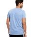 US Blanks US2229 Tri-Blend Jersey Tee in Tri blue back view