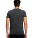 US Blanks US2229 Tri-Blend Jersey Tee in Tri charcoal back view