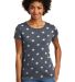 Alternative Apparel 01940E1 Ladies Ideal Vintage T in Stars front view