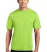 TST350 Sport-Tek® Tall Competitor™ Tee  in Lime shock front view