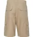 B9803 Burnside - Microfiber Shorts Khaki back view