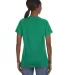 88VL Anvil - Missy Fit Ringspun V-Neck T-Shirt in Heather green back view