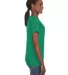 88VL Anvil - Missy Fit Ringspun V-Neck T-Shirt in Heather green side view