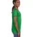 88VL Anvil - Missy Fit Ringspun V-Neck T-Shirt in Green apple side view