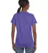 88VL Anvil - Missy Fit Ringspun V-Neck T-Shirt in Heather purple back view