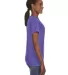 88VL Anvil - Missy Fit Ringspun V-Neck T-Shirt in Heather purple side view