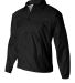 Augusta Sportswear 3100 Nylon Coach's Jacket - Lin in Black side view