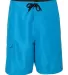 B9301 Burnside Solid Board Shorts Neon Blue front view