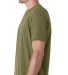 Next Level 6410 Men's Premium Sueded Crew  in Military green side view