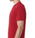 Next Level 6410 Men's Premium Sueded Crew  in Red side view