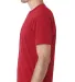 Next Level 6410 Men's Premium Sueded Crew  RED side view