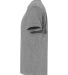 Next Level 6410 Premium Sueded Plain T Shirt Bulk  in Dark heather gray side view