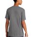 Next Level 6410 Premium Sueded Plain T Shirt Bulk  in Dark heather gray back view