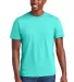  DT6000 District Young Mens Very Important Tee in Aqua front view