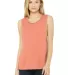 BELLA+CANVAS B8803  Womens Flowy Muscle Tank SUNSET front view