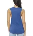 BELLA+CANVAS B8803  Womens Flowy Muscle Tank TRUE ROYL MARBLE back view