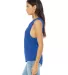 BELLA+CANVAS B8803  Womens Flowy Muscle Tank TRUE ROYL MARBLE side view