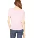 BELLA 8816 Womens Loose T-Shirt in Red marble back view