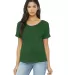 BELLA 8816 Womens Loose T-Shirt in Kelly front view