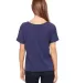 BELLA 8816 Womens Loose T-Shirt in Navy speckled back view
