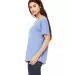 BELLA 8816 Womens Loose T-Shirt in Blue triblend side view