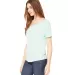 BELLA 8816 Womens Loose T-Shirt in Mint side view