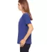 BELLA 8816 Womens Loose T-Shirt in Navy triblend side view