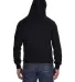 8620 J. America - Cloud Fleece Hooded Pullover Swe in Black back view