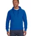 8620 J. America - Cloud Fleece Hooded Pullover Swe in Royal front view