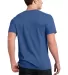 DT4000 District® Young Mens Vintage Wash Crew Tee Maritime Blue back view
