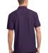 K557 Port Authority® Oxford Pique Double Pocket P in Purp/dr bl nvy back view
