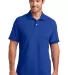 DM325 District Made™ Mens Stretch Pique Polo Royal front view