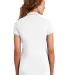 DM425 District Made™ Ladies Stretch Pique Polo White back view