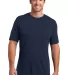 DM300 District Made™ Mens Mini Rib Crew Tee New Navy front view