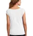 DM483 District Made™ Ladies Modal Blend Gathered White back view