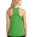 DM420 District Made™ Ladies Solid Gathered Racer Apple Green back view