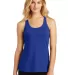 DM420 District Made™ Ladies Solid Gathered Racer Deep Royal front view