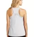 DM420 District Made™ Ladies Solid Gathered Racer White back view