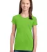 DT5001YG District® Girls The Concert Tee Neon Green front view
