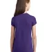 DT5001YG District® Girls The Concert Tee Purple back view