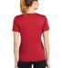 LST353 Sport-Tek® Ladies V Neck Competitor™ T S in True red back view