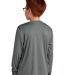 YST350LS Sport-Tek Youth Long Sleeve Competitor Te in Irongreyht back view