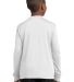 YST350LS Sport-Tek® Youth Long Sleeve Competitor? White back view