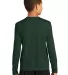 YST350LS Sport-Tek® Youth Long Sleeve Competitor? in Forest green back view