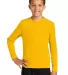 YST350LS Sport-Tek® Youth Long Sleeve Competitor? in Gold front view