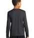 YST350LS Sport-Tek® Youth Long Sleeve Competitor? in Iron grey back view