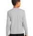 YST350LS Sport-Tek® Youth Long Sleeve Competitor? in Silver back view