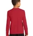 YST350LS Sport-Tek® Youth Long Sleeve Competitor? in True red back view