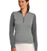 578674 Nike Golf Ladies Dri-FIT 1/2-Zip Cover-Up Ath Gy H/Dk Gy front view